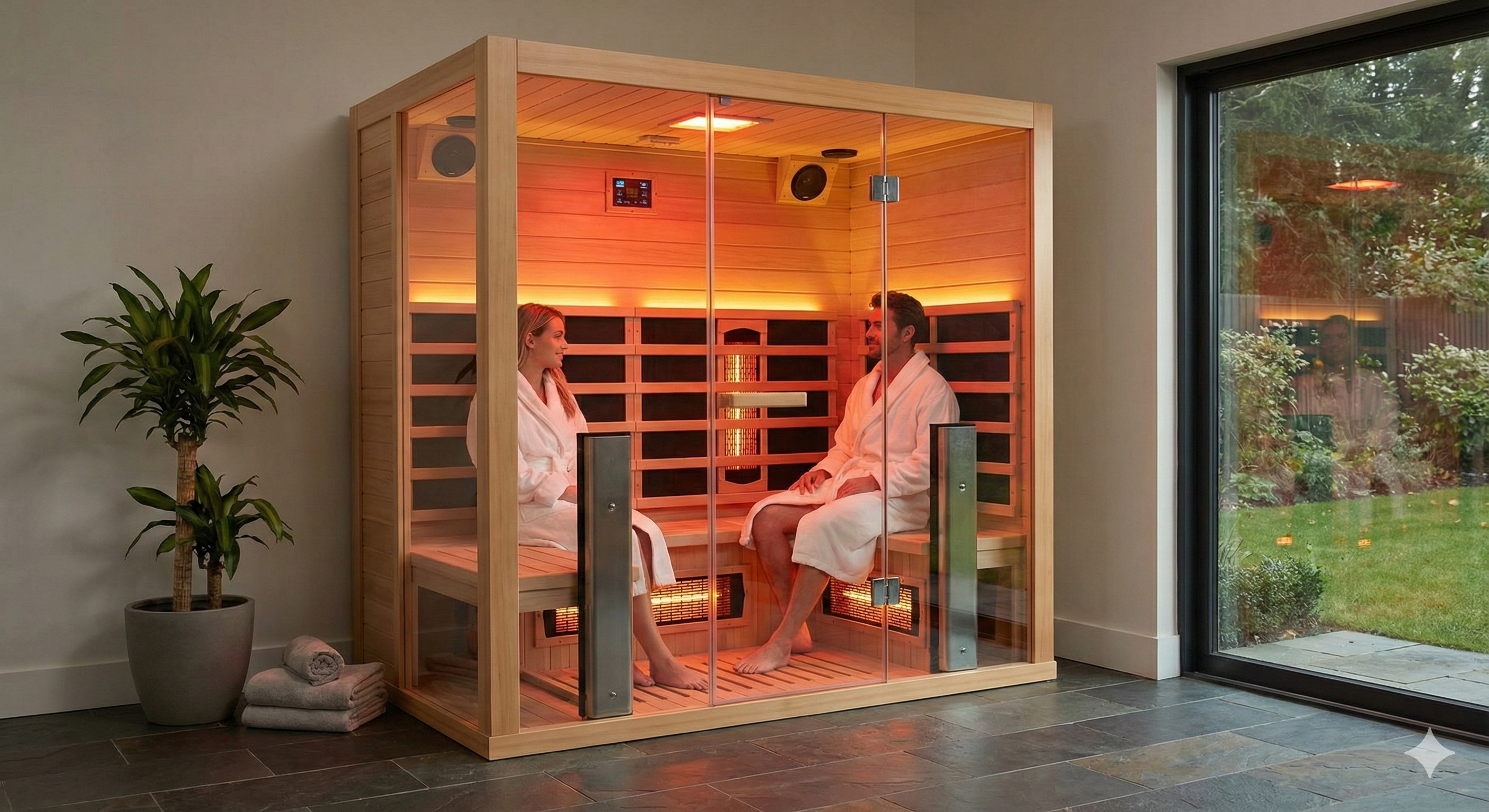 CenturaHeat 2 Person Full Spectrum Infrared Indoor Sauna